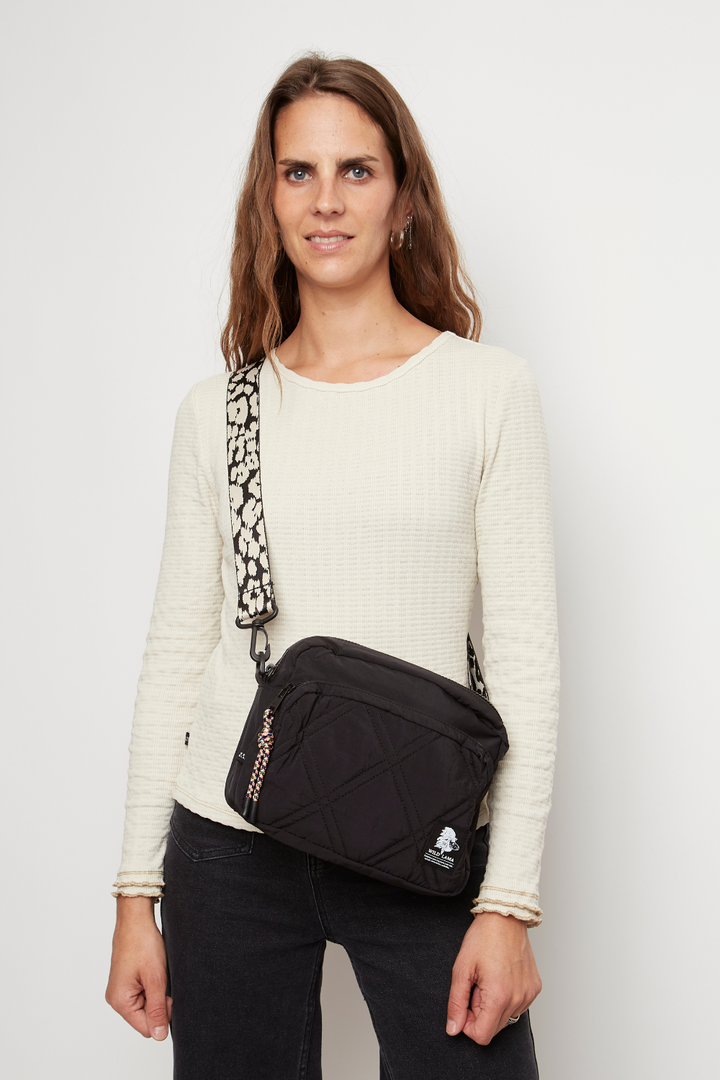 Cartera Rina Reciclada Negra