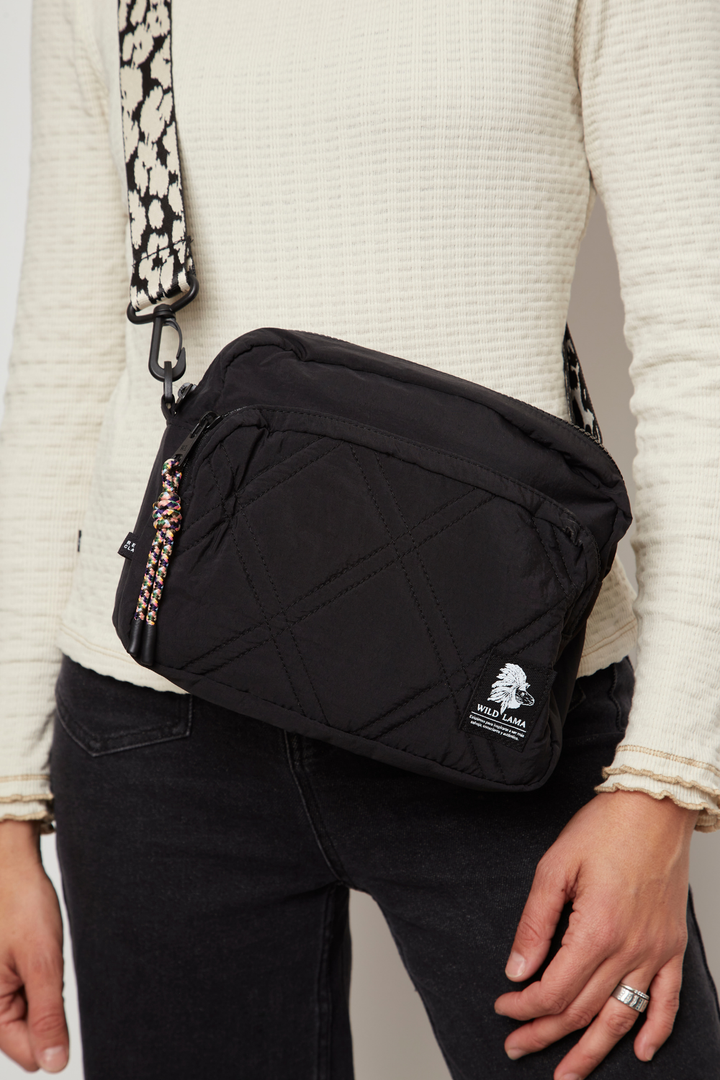 Cartera Rina Reciclada Negra