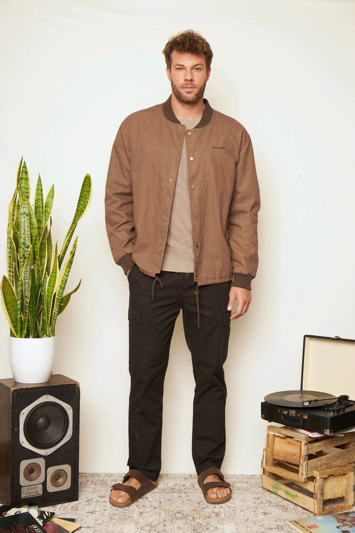 Chaqueta Karda Orgánica Café Hombre