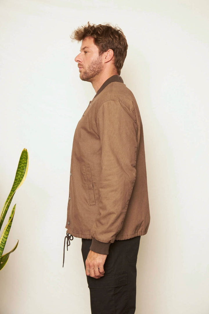 Chaqueta Karda Orgánica Café Hombre