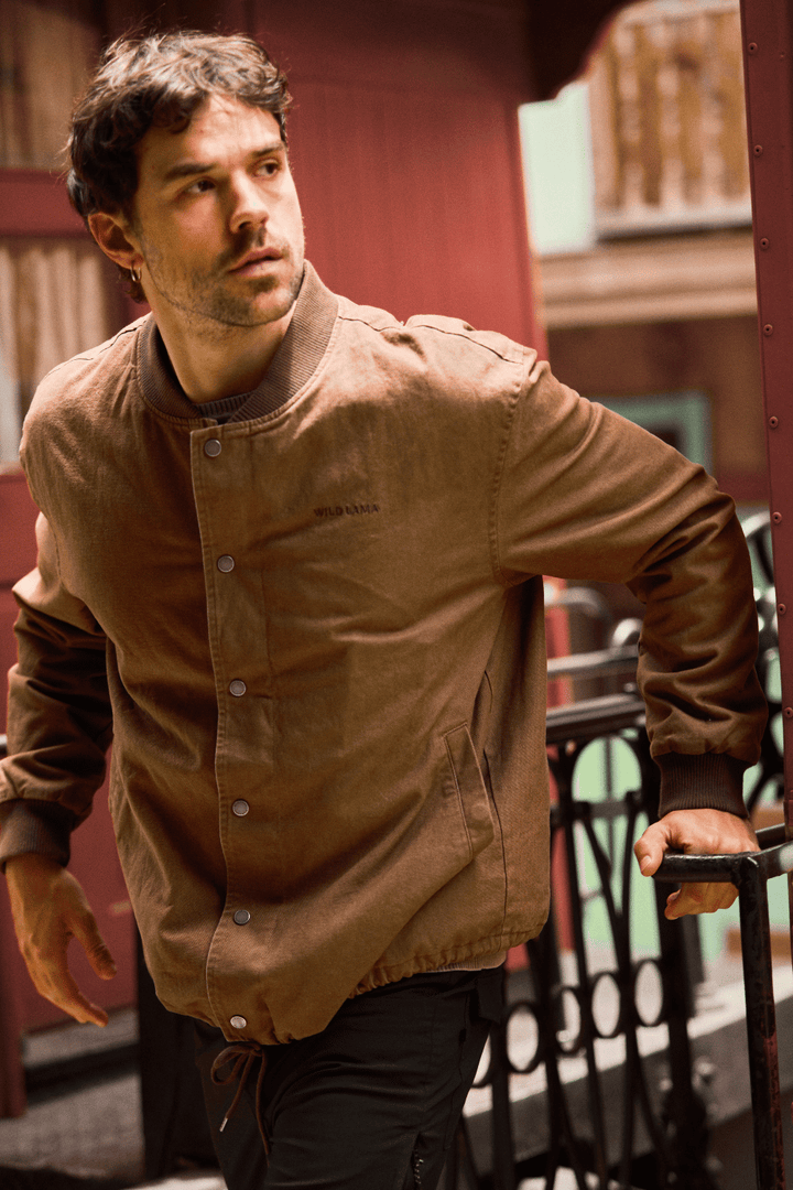 Chaqueta Karda Orgánica Café Hombre
