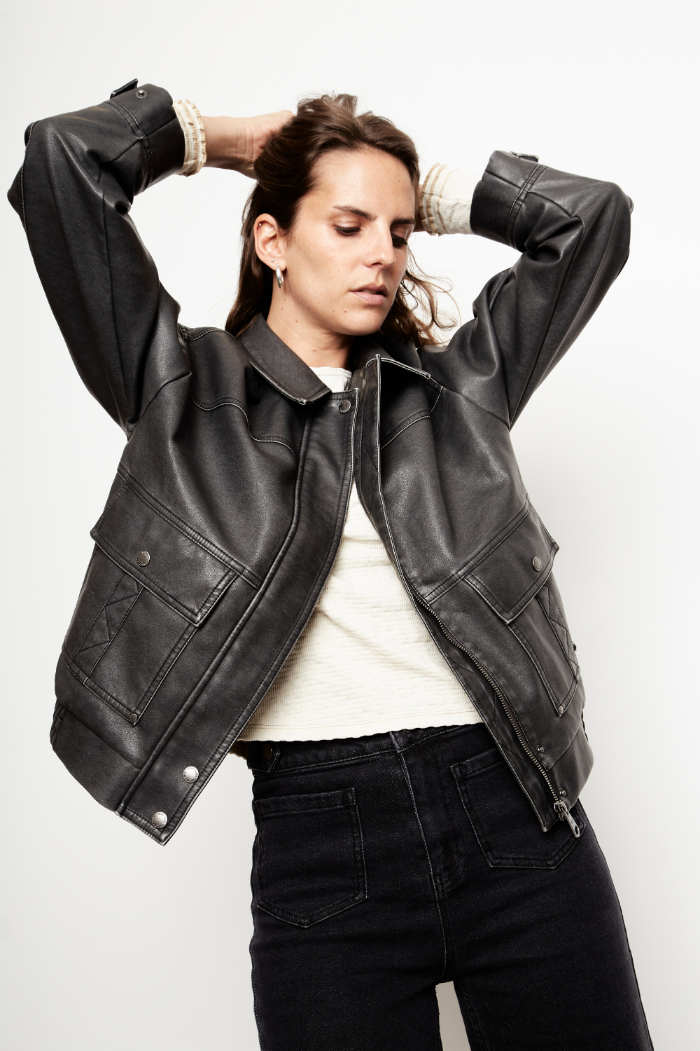 Chaqueta Lexy Reciclada Negro Mujer