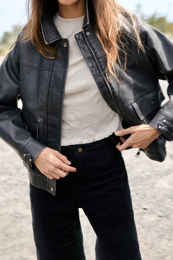 Chaqueta Lexy Reciclada Negro Mujer