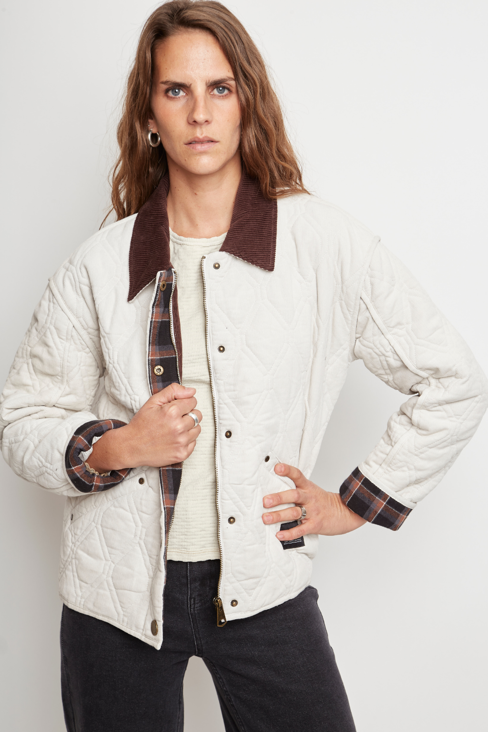 Chaqueta Nita Corduroy Orgánica Tofu Mujer