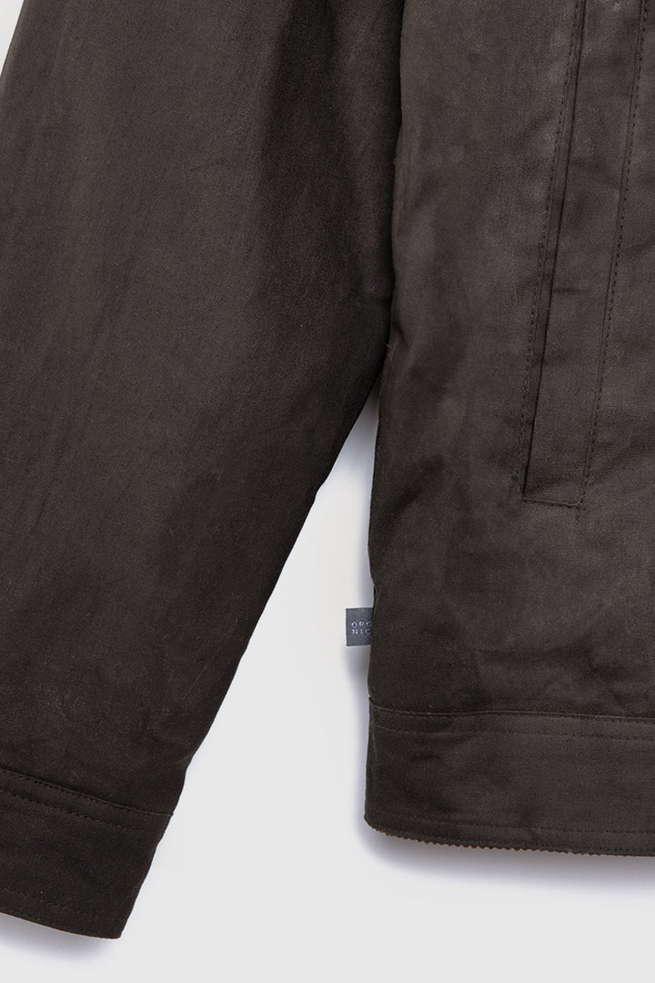 Chaqueta Regent Wax Orgánica Verde Militar Hombre