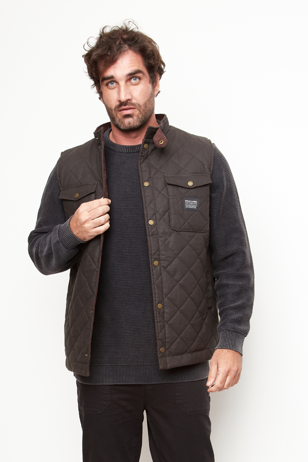 Chaqueta Sin Mangas Veck Wax Orgánica Verde Hombre