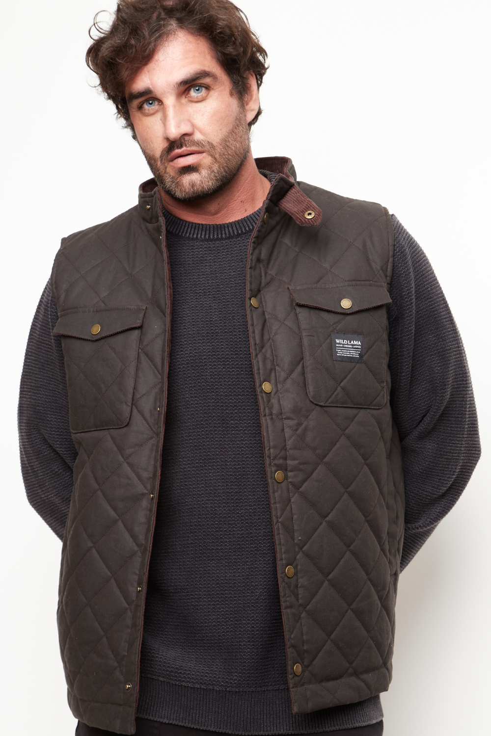 Chaqueta Sin Mangas Veck Wax Orgánica Verde Hombre