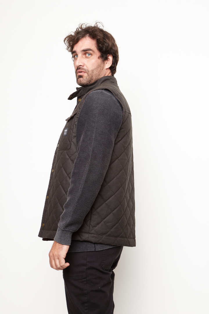 Chaqueta Sin Mangas Veck Wax Orgánica Verde Hombre