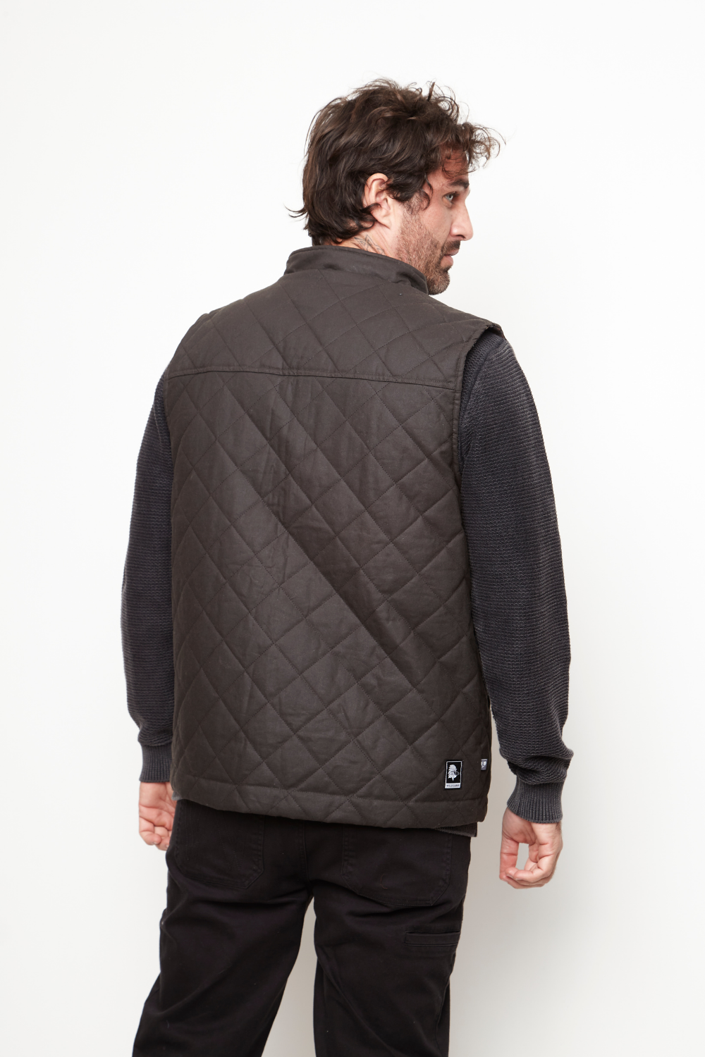 Chaqueta Sin Mangas Veck Wax Orgánica Verde Hombre