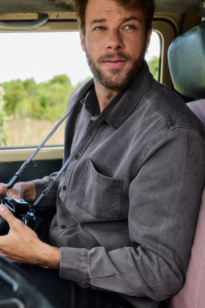 Camisa Tapi Orgánica Negra Hombre