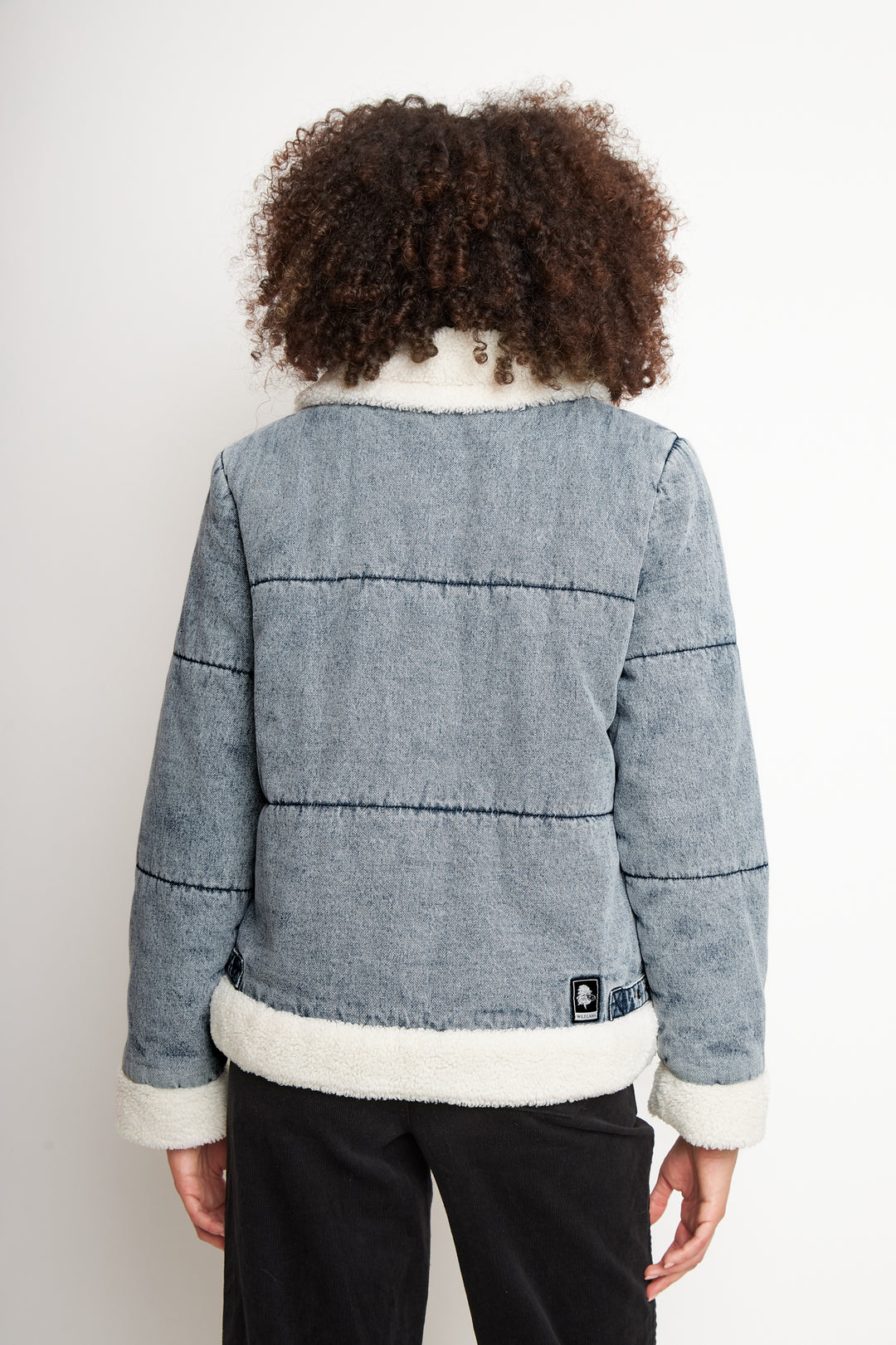 Chaqueta Sur Puffa Orgánica Denim Mujer