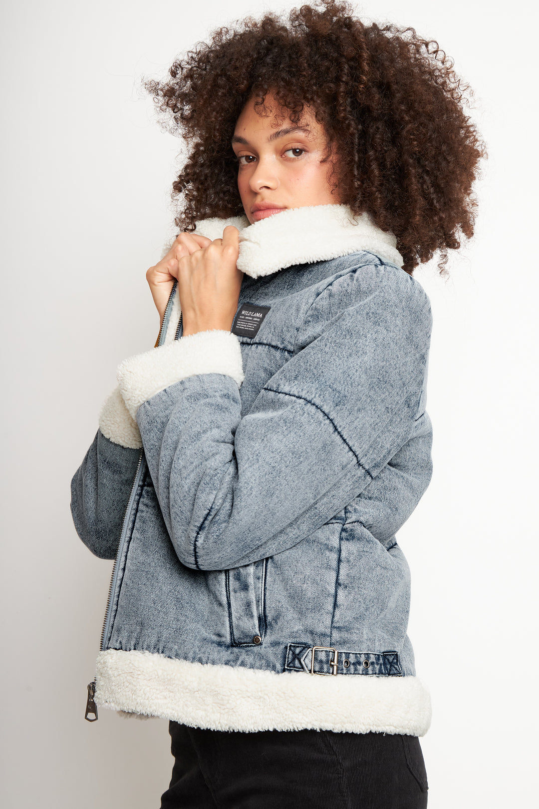 Chaqueta Sur Puffa Orgánica Denim Mujer