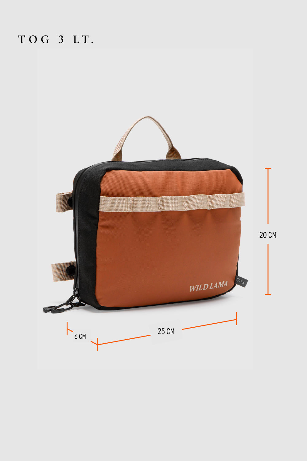 Neceser Travel Tog Terracota 3 Lts.