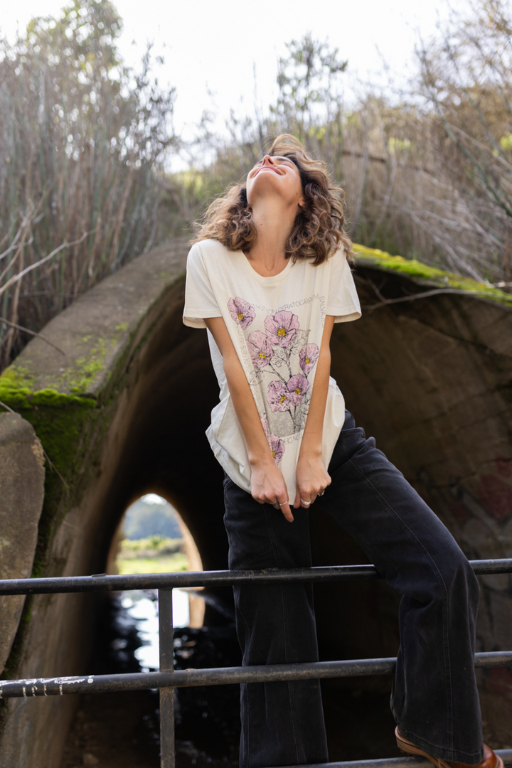 Polera Tila Orgánica Crudo Mujer