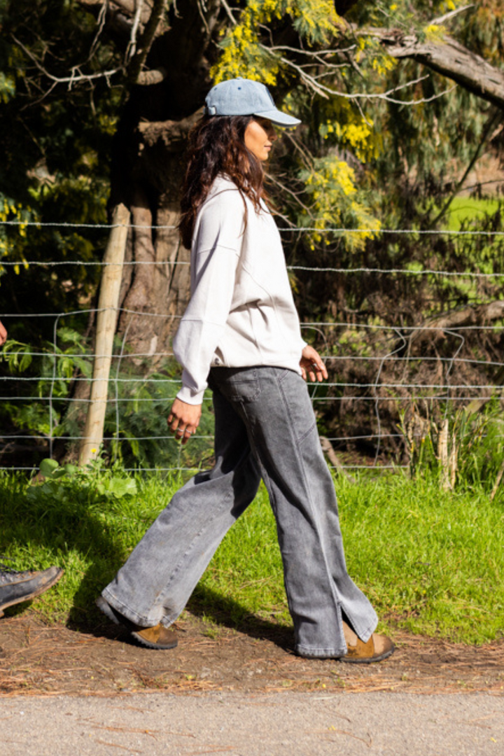 Pantalón Chuga Orgánico Gris Mujer