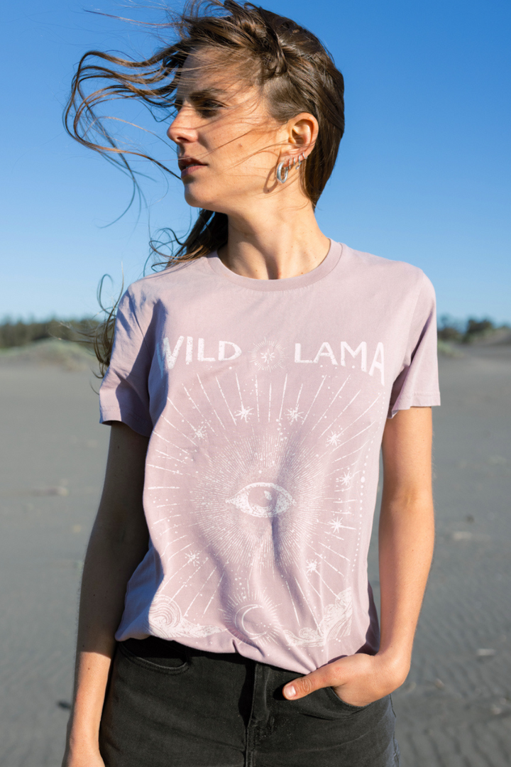 Polera Genovesa Orgánica Rosado Lavado Mujer