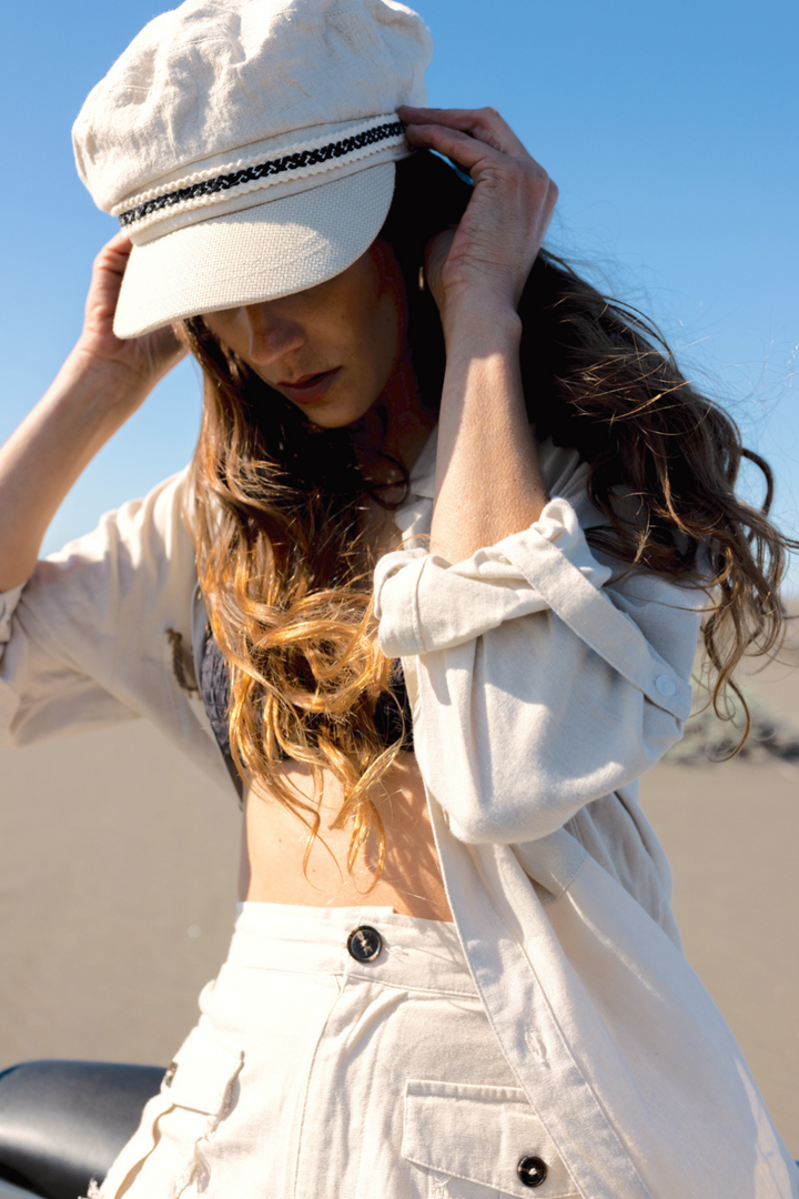 Jockey Naos Fibras Lino Beige