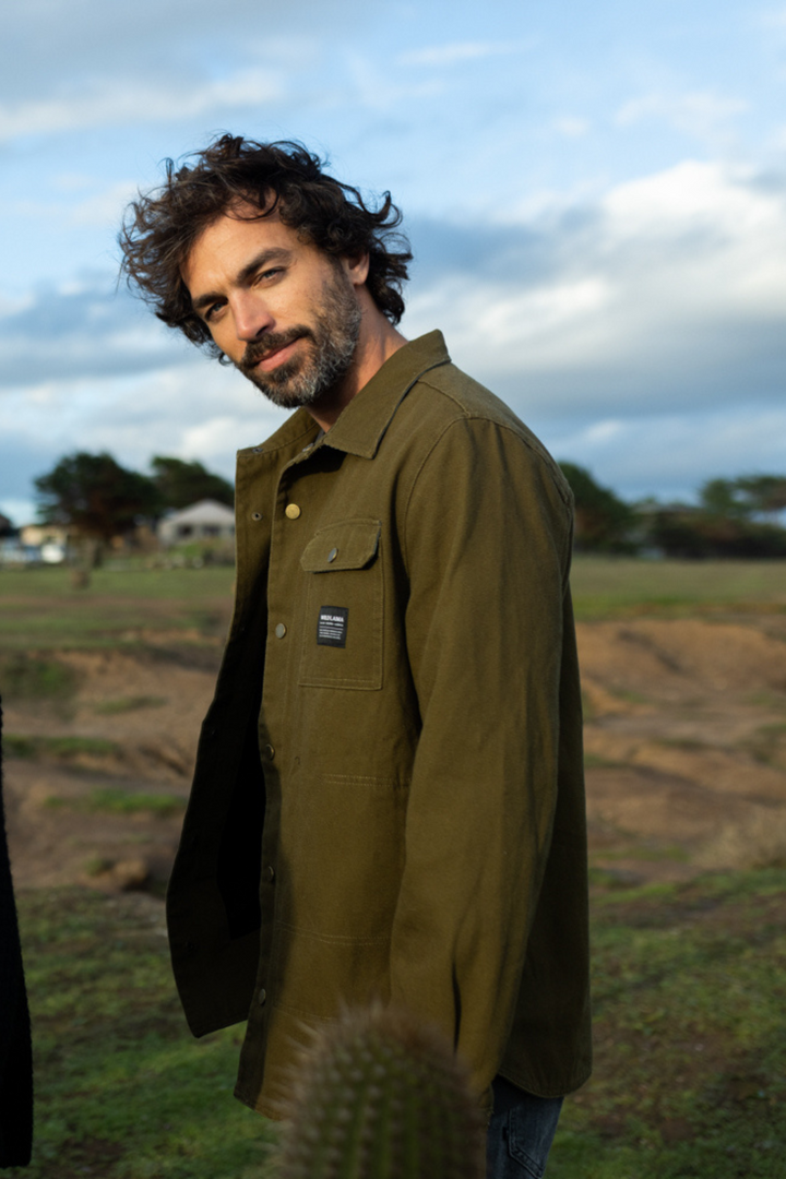 Chaqueta Roble Orgánica Verde Hombre