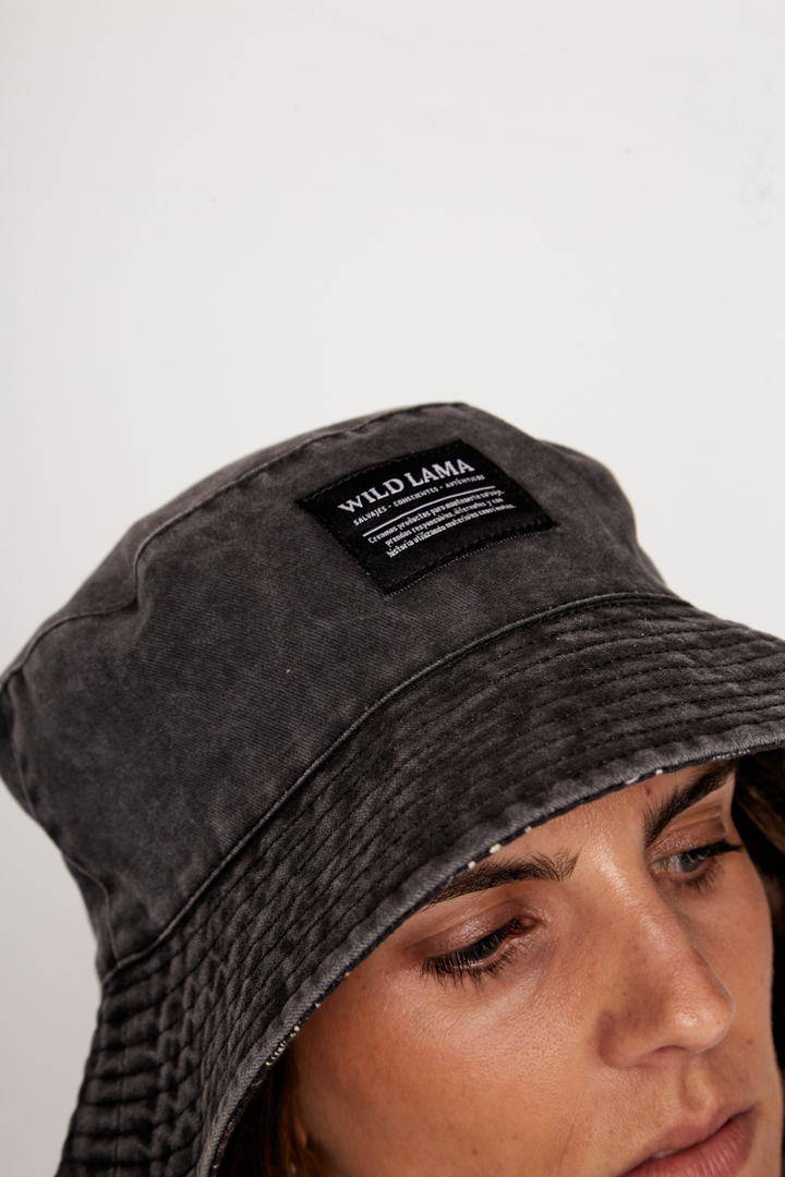 Bucket Reversible Orgánico Negro