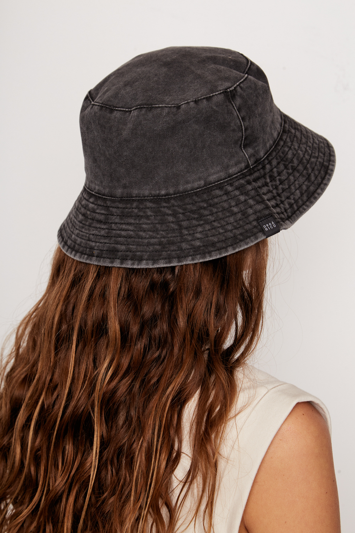 Bucket Reversible Orgánico Negro