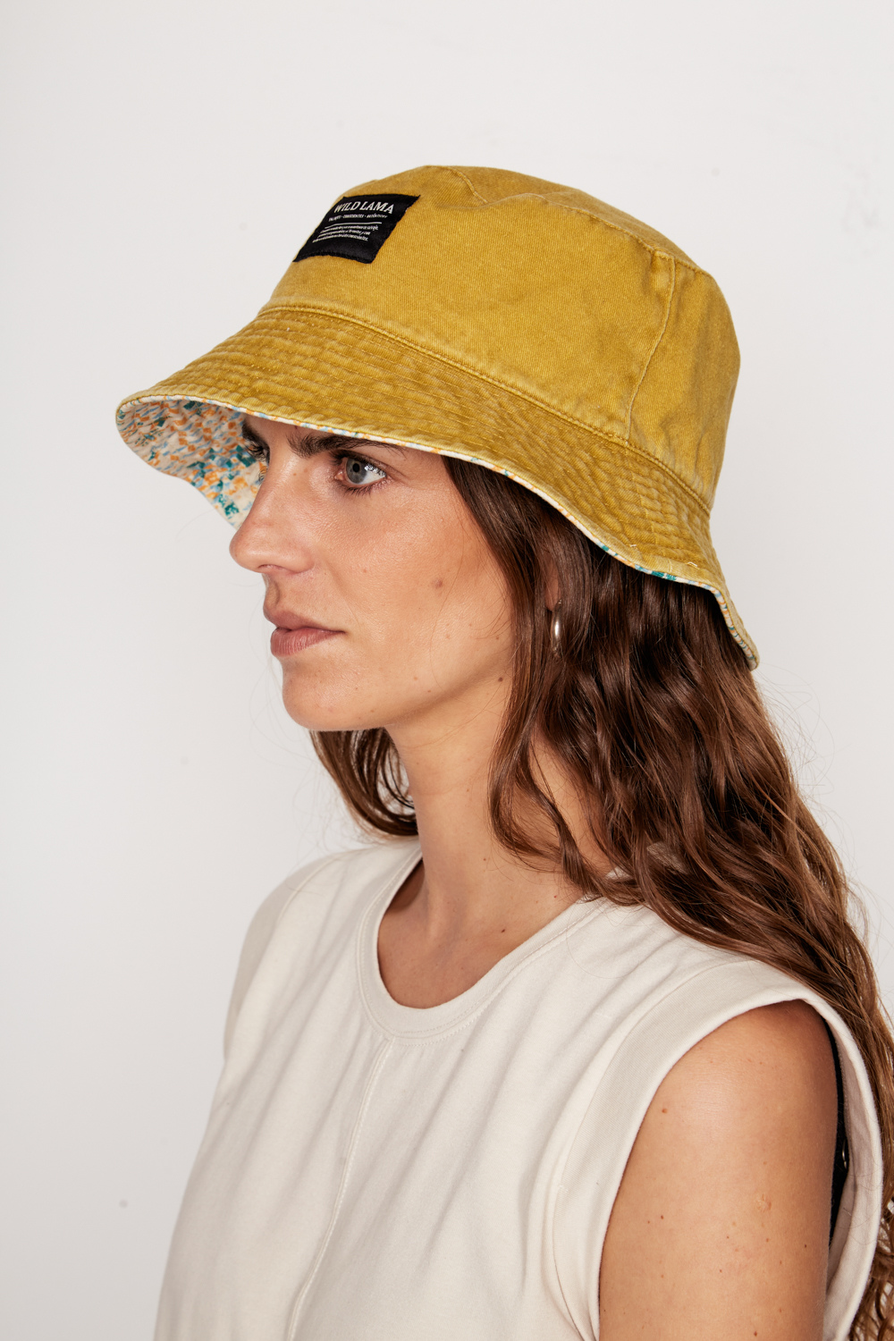 Bucket Reversible Orgánico Mostaza