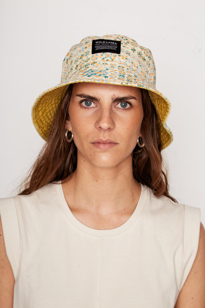 Bucket Reversible Orgánico Mostaza