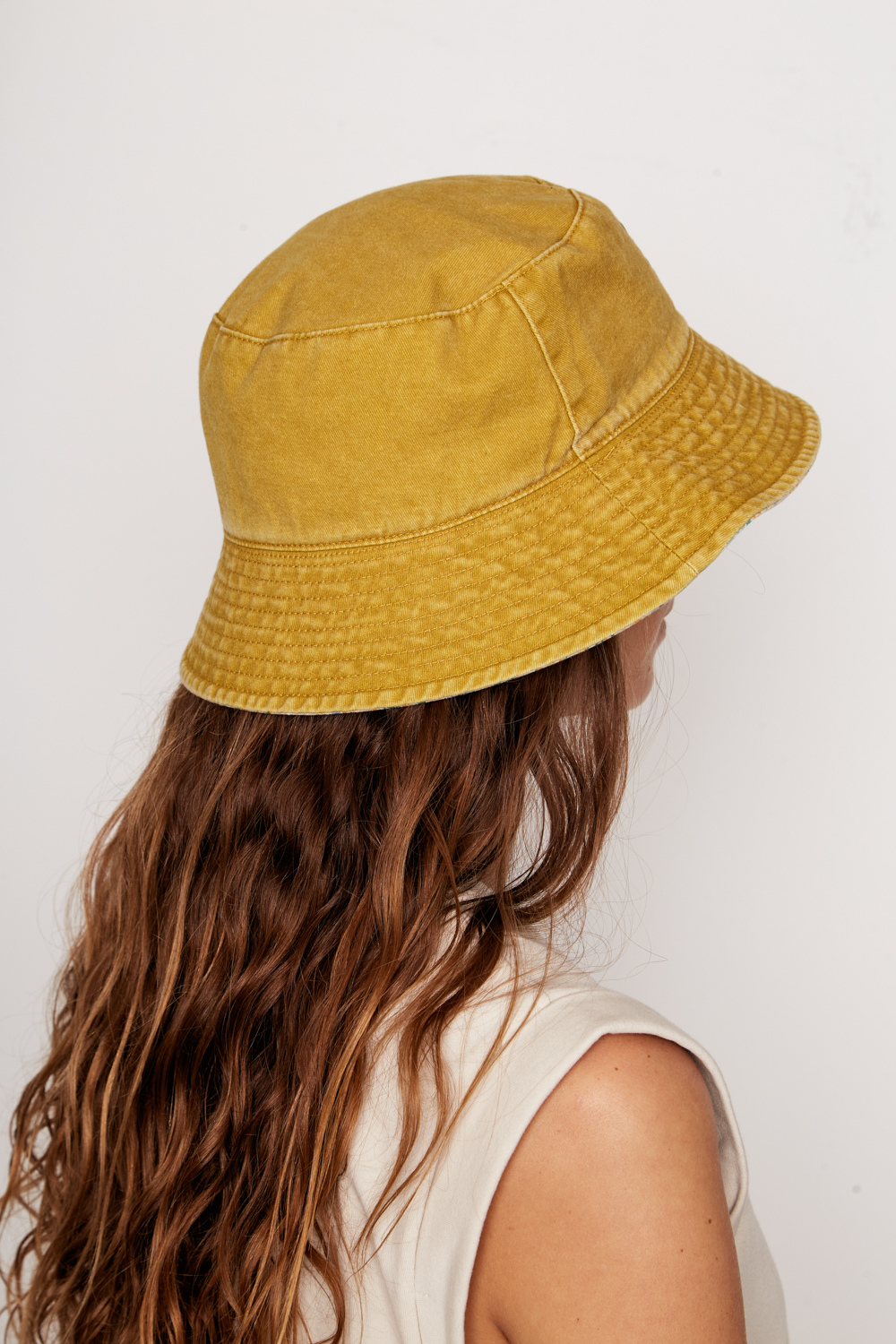 Bucket Reversible Orgánico Mostaza