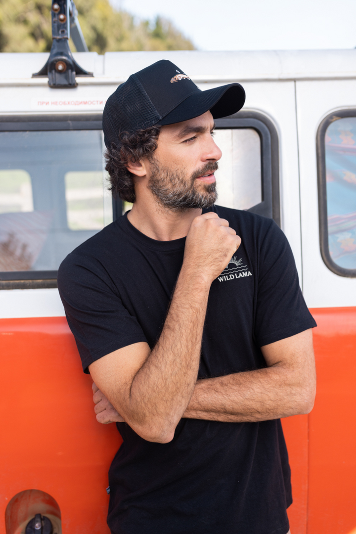 Polera Natre Cáñamo Negra Hombre