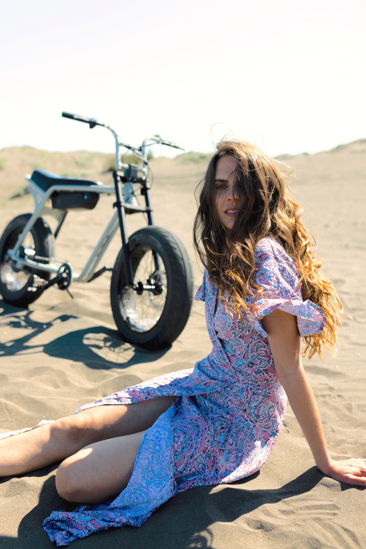 Vestido Aura Viscosa Rosado Mujer