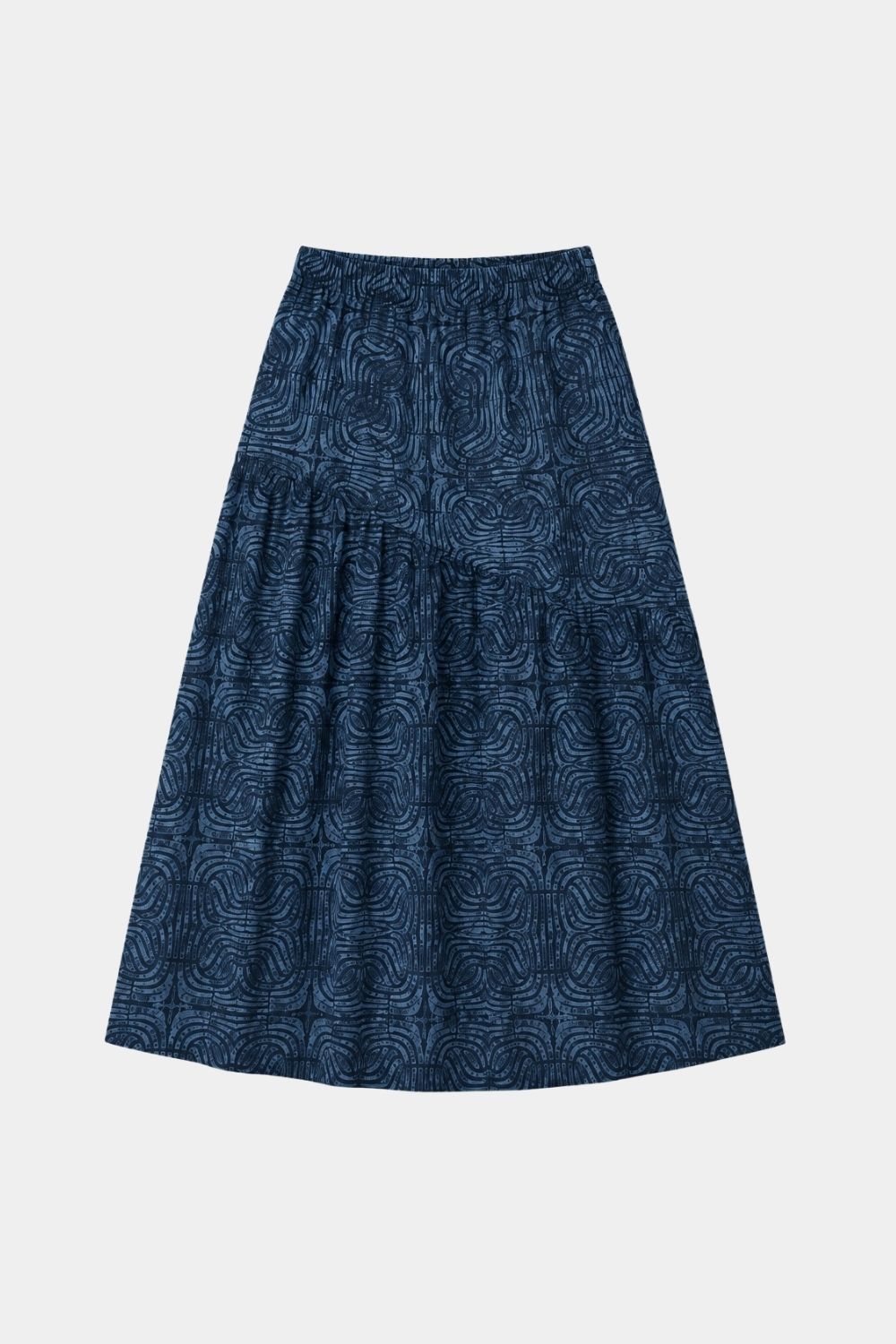 Falda Ina Print Azul Mujer