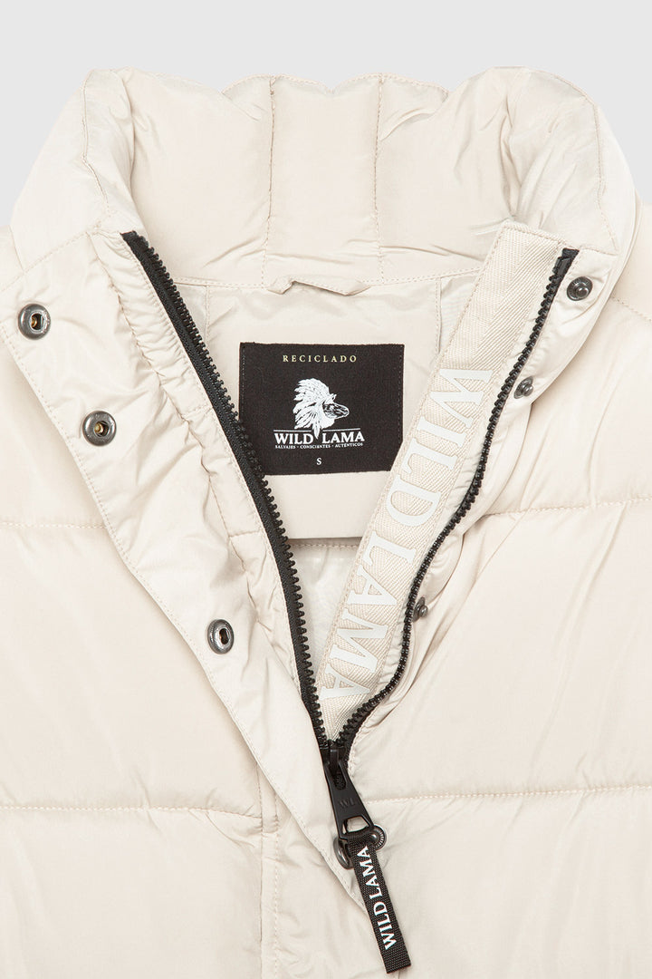 Parka Essential Reciclada Beige Mujer