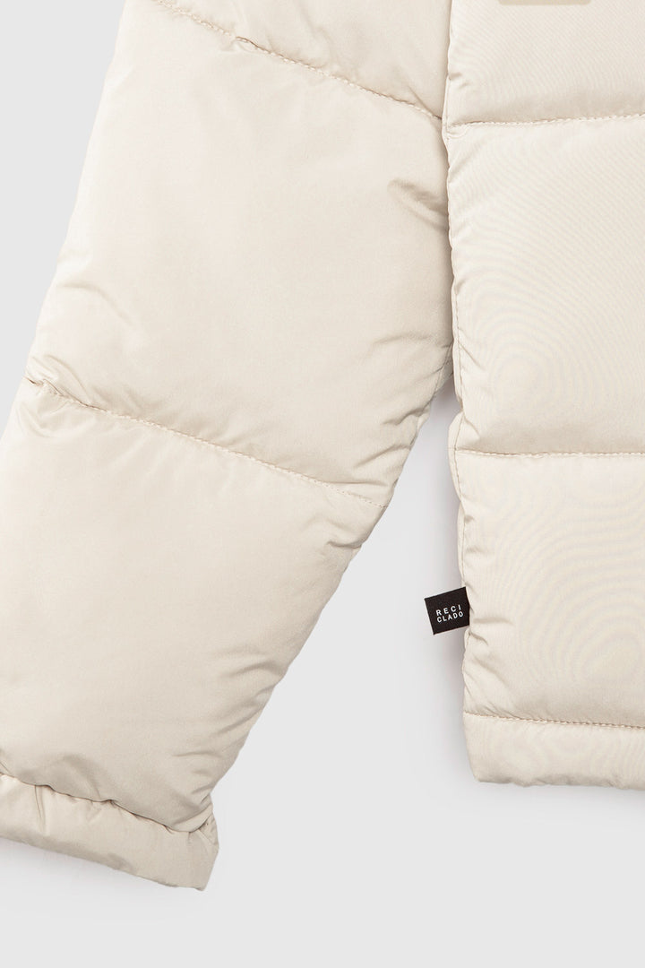 Parka Essential Reciclada Beige Mujer