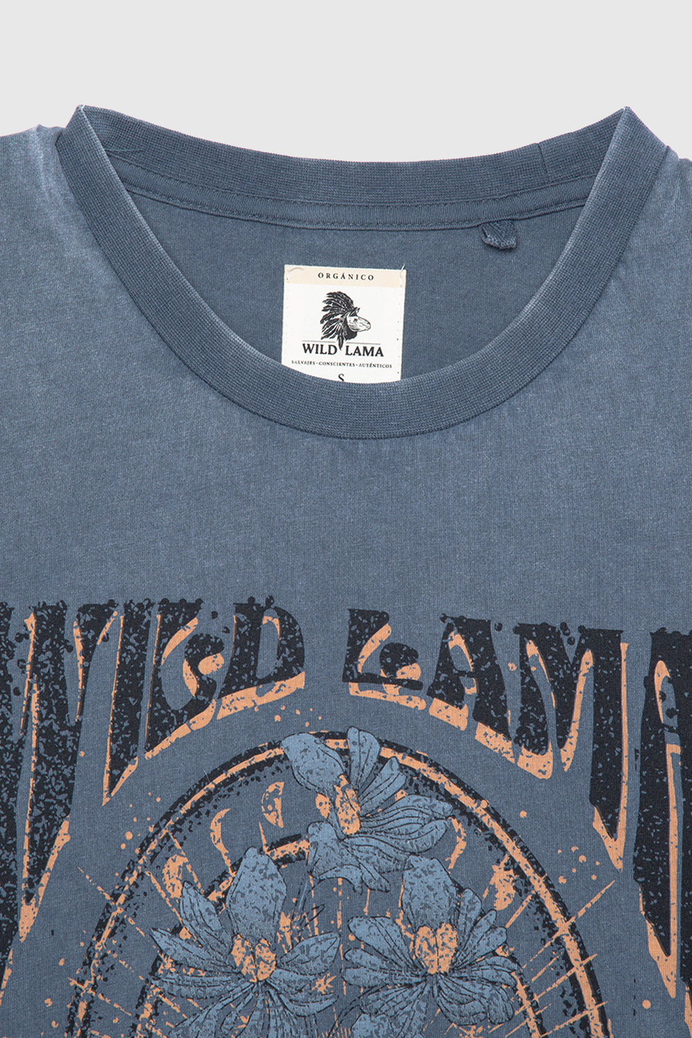 Polera Genovesa Orgánica Azul Mujer