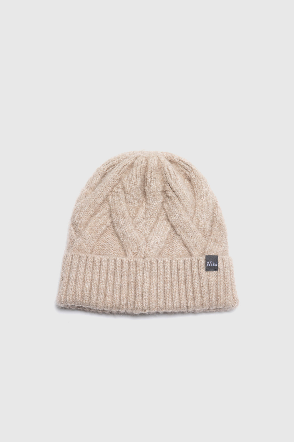 Gorro Cabos Reciclado Beige