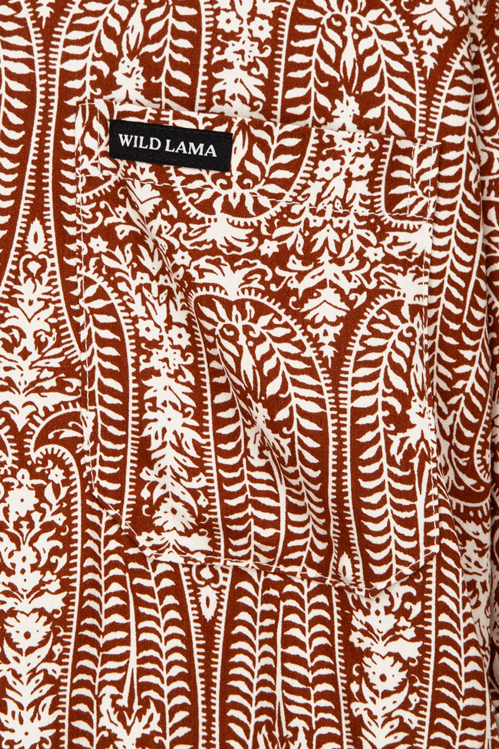 Guayabera Ecuador Paisley Burdeo Hombre