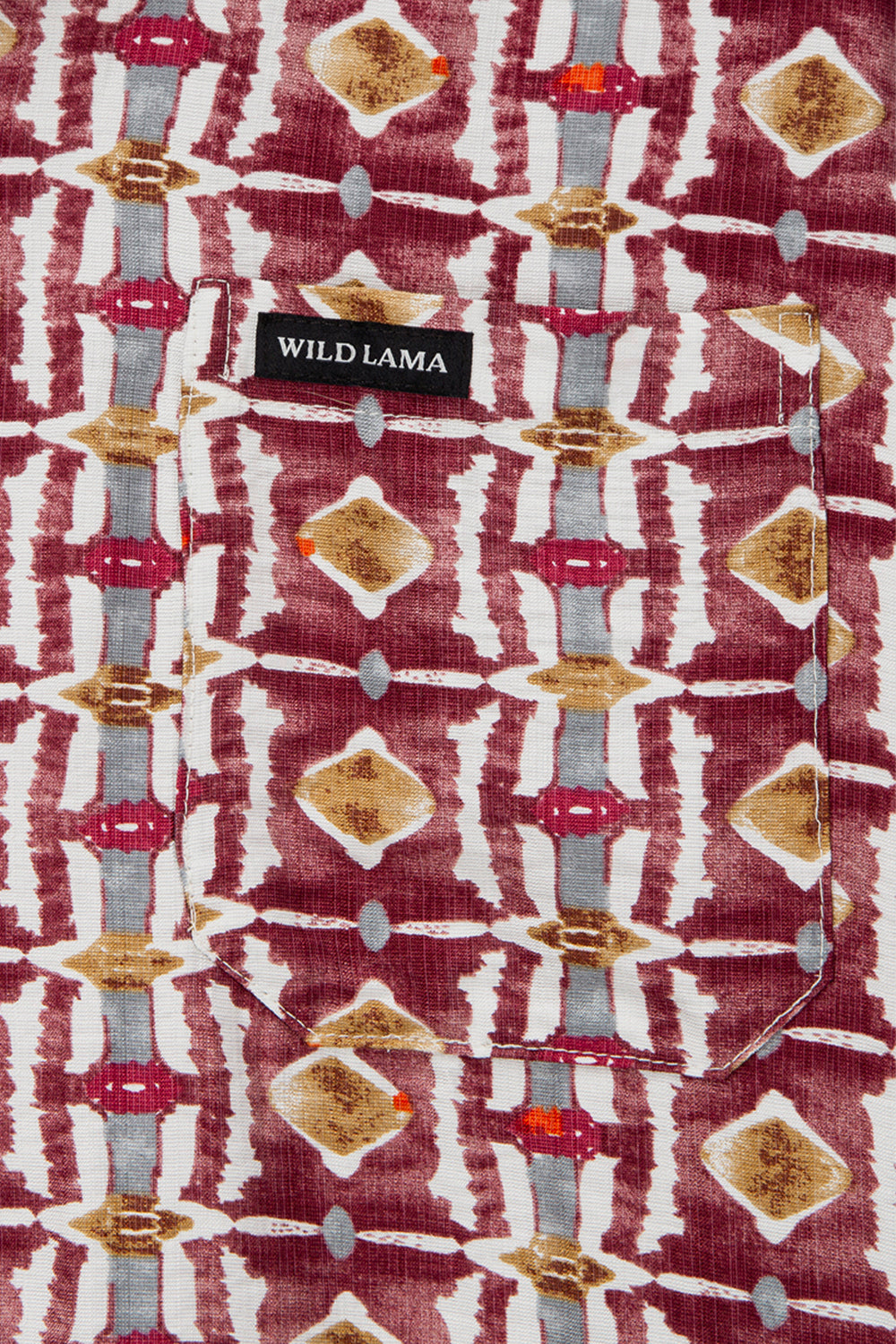 Guayabera Ecuador Burdeo Hombre