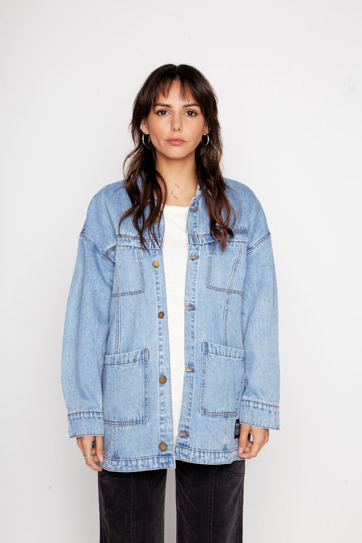 Chaqueta Artemisa Orgánica Denim Mujer
