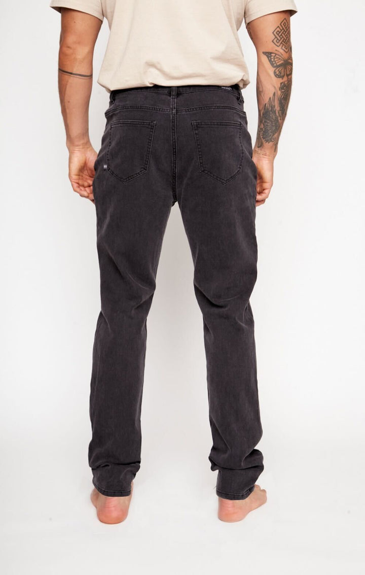 Jeans Gino Orgánico Negro Hombre