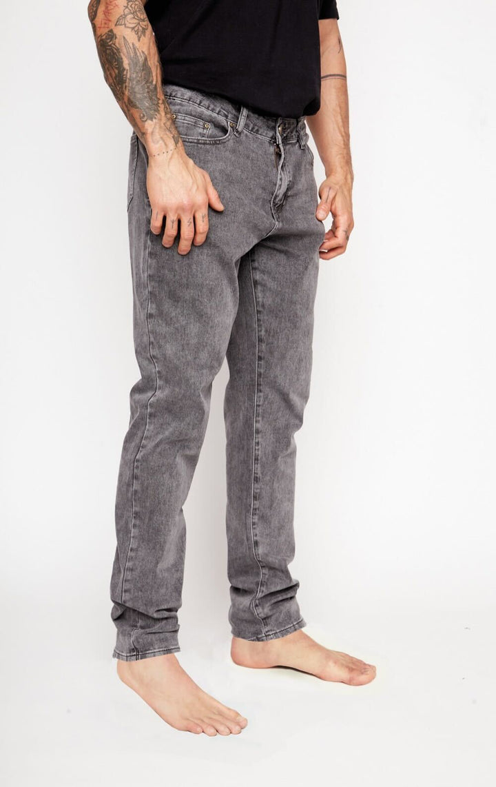 Jeans Gino Orgánico Gris Hombre