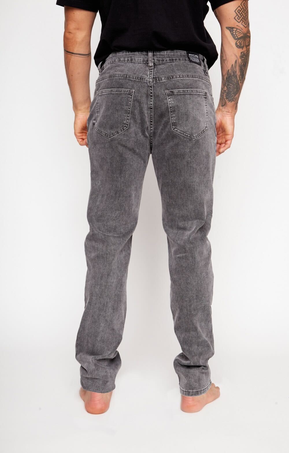 Jeans Gino Orgánico Gris Hombre