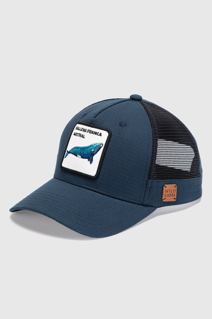 Jockey Ballena Orgánico Azul Marino Ripstop
