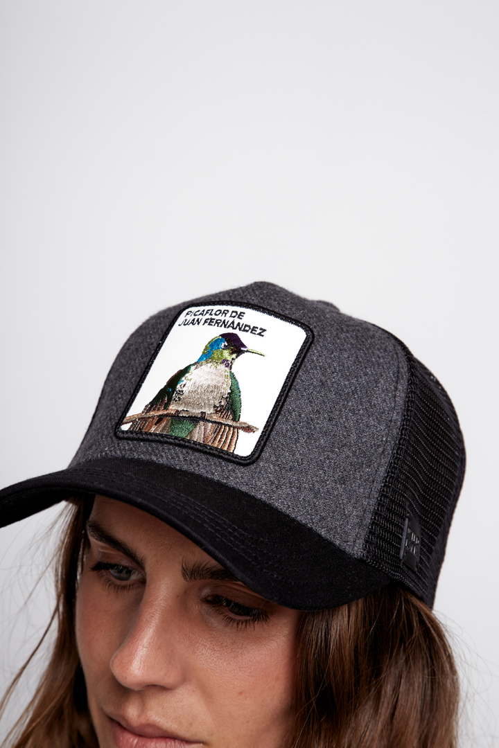 Jockey Picaflor de Juan Fernandez Wool Gris Oscuro