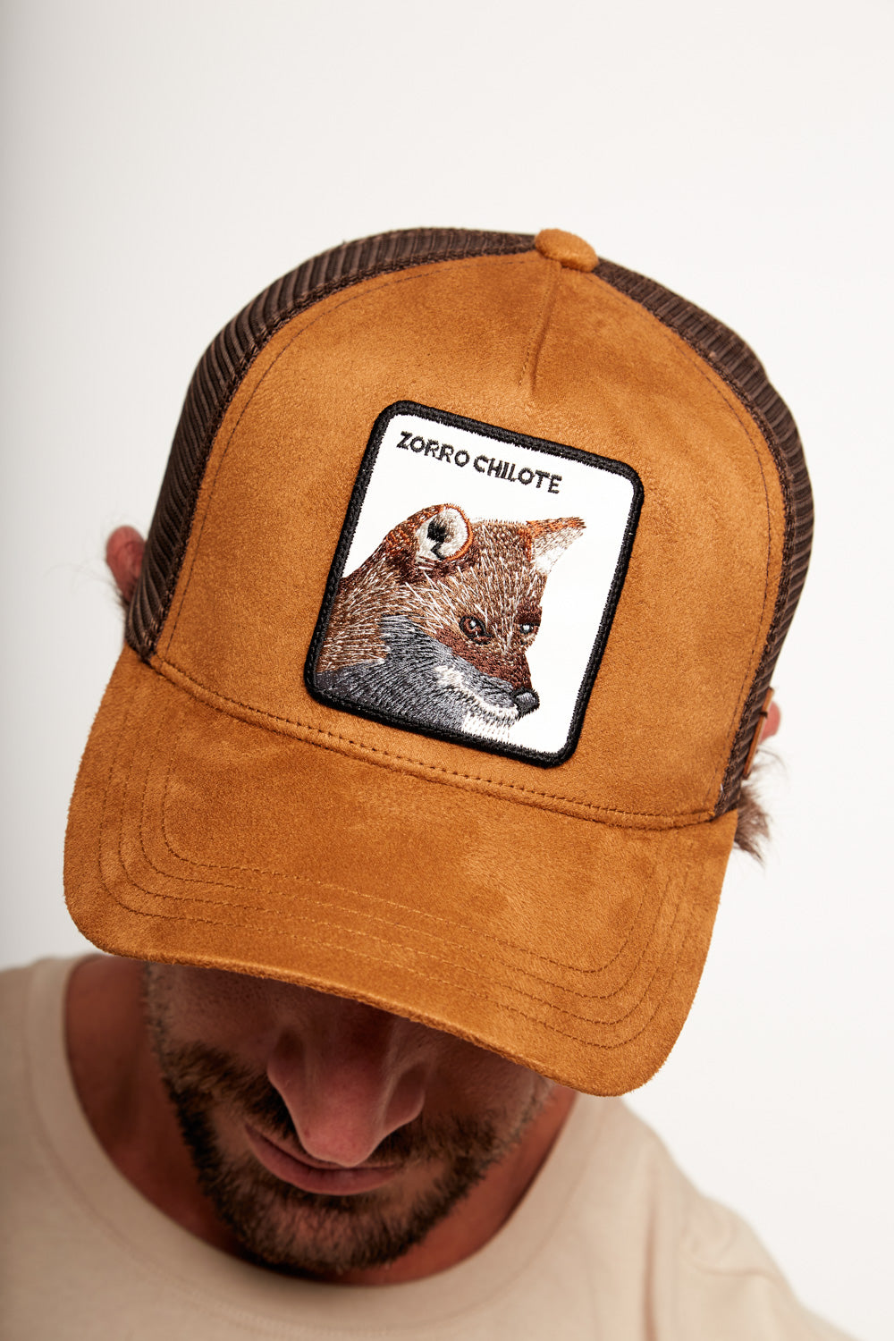 Jockey Zorro Chilote Camel Gamuza