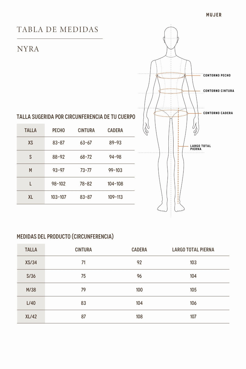 Pantalón Nyra Orgánico Denim Mujer