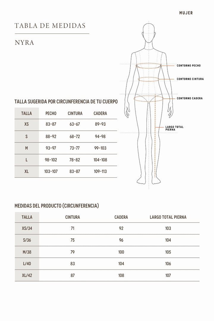 Pantalón Nyra Orgánico Denim Mujer