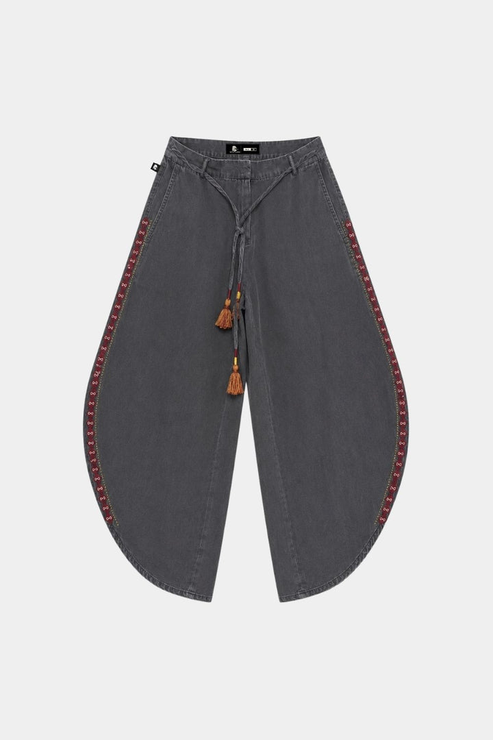 Pantalón Foz Denim Negro Mujer