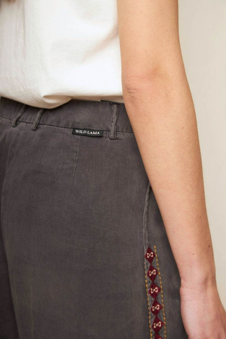 Pantalón Foz Denim Negro Mujer