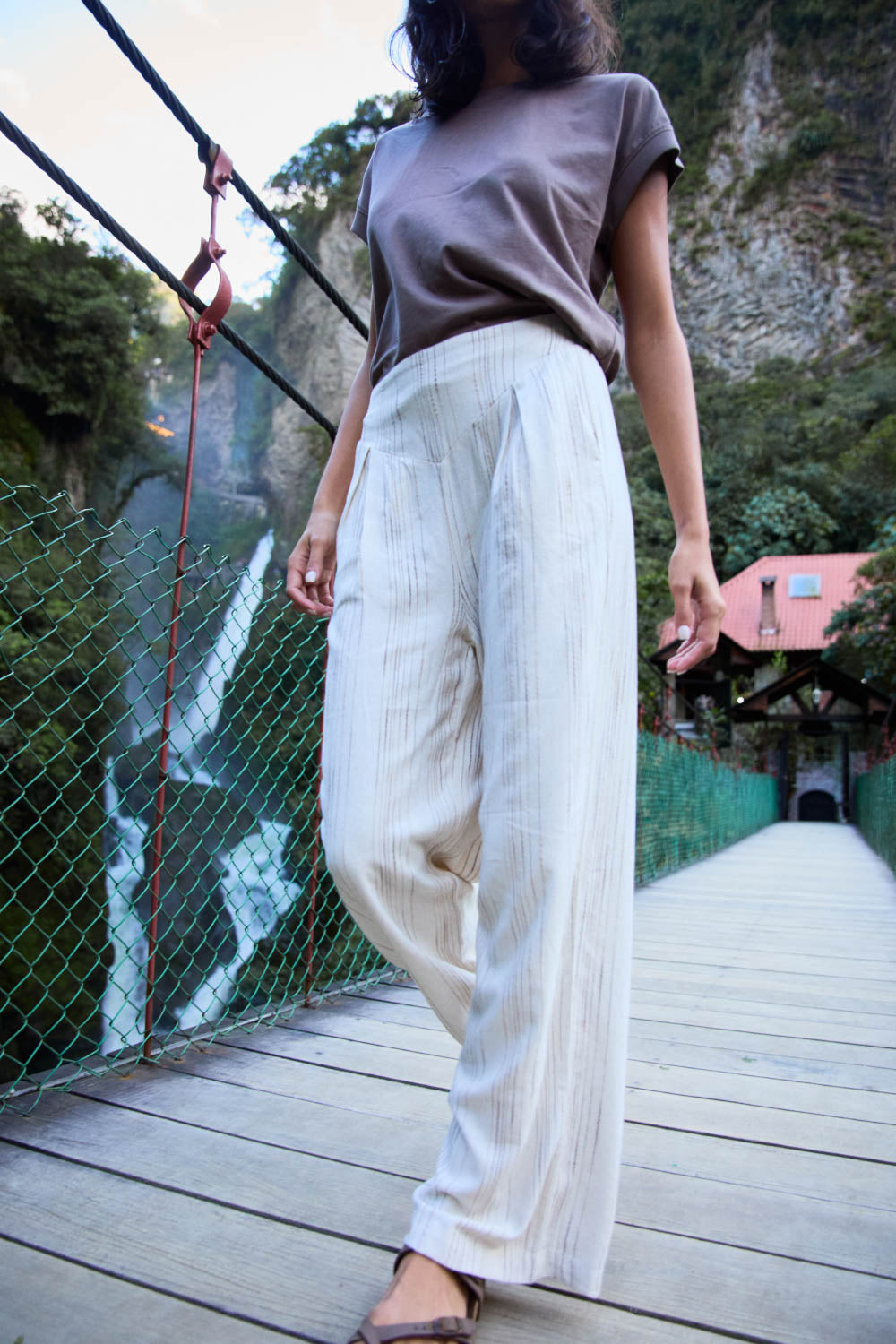 Pantalón Ila Beige Mujer