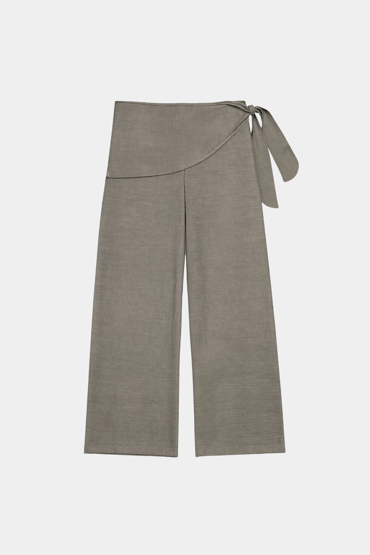Pantalón Mousy Reciclado Gris Mujer