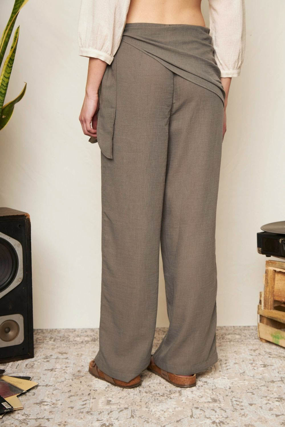 Pantalón Mousy Reciclado Gris Mujer